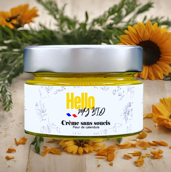 Crème sans soucis à la fleur de calendula